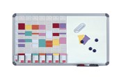 Konferanse & Presentasjon - Nobo combo board: whiteboard card planner - 24 slots x 8 columns - 2951400