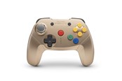 Spill - Tilbehør - Retro Fighters Brawler64 Bluetooth NSO Edition - Gold - Controller - Nintendo Switch - 850046080227