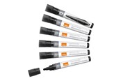 Skrive- & Tegneverktøy - Nobo Liquid Ink - marker - black (pack of 12) - 1901073