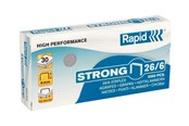 Hullemaskin & Stiftemaskin - Rapid Strong - staples - 26/6 - 6 mm - pack of 5000 - 24862000