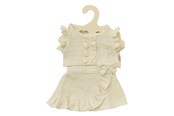 Dukker, Bamser & Utstyr - Heless Dolls Wrap Skirt Ecru with Ruffles 28-35 cm - 1422