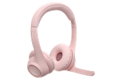 Hodetelefoner - Logitech Zone 300 Wireless Headset - Rosa - 981-001412