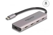 USB-hub - DeLOCK 64238 Interface Hub USB-hub - 4 porter - Grå - 64238