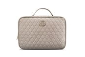 Annen personlig pleie - Cimi Gillian Jones - 2-compartment Bosmetic Bag Beige velour - 5713982011296