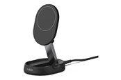 Mobil - Adaptere og ladere - Belkin BoostCharge Pro wireless charging stand - magnetic convertible with Qi2 - 15 Watt - WIA008btBK