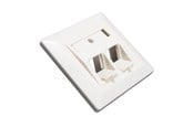 Diverse kabel - Triax Wall outlet Keystone CAT6 Angle - 157078