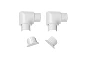 Kabelordner/Kabelstrømpe - D-LINE Adapter Kit 30x15mm 4 Pieces White - ECFBAP3015W