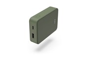 Nødlader - Hama Powerbank Colour 10 10000mAh USB-C+USB-A Green Nødlader - Grønn - 10000 mAh - 00201713