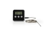 Grill & Tilbehør - Nedis KATH105BK - meat thermometer/kitchen timer - KATH105BK