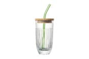 Servering & Servise - La Rochére Ouessant smoothie glass with lid and straw - 646501