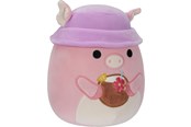 Dukker, Bamser & Utstyr - Squishmallows Peter - Pink Pig W/Tropical Drink and Bucket Hat - 0196566411272