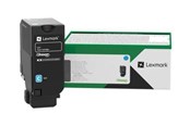 Printertilbehør blekk/toner - Lexmark - cyan - original - toner cartridge - LCCP LRP - Laser toner Blå - 71C2HC0