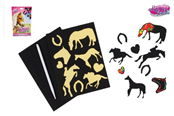 Kreative leker - Pocket Money Horse Rainbow Scratch Stickers - 620936