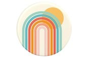 Mobil - Andre tilbehør - PopSockets PopGrip Original Rays for Days - 807063