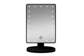 Sminkespeil - Gillian Jones Makeup Mirror w. Heart LED Light & Touch Function Black - 5713982011494