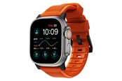 Smartklokke - Tilbehør - Nomad Rugged Strap - orange/black - AW Ultra 2/1 (49mm) 9/8/7 (45mm)/6/SE/5/4 (44mm)/3/2/1 (42mm) - NM01217985