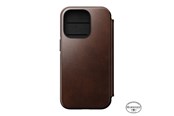 Mobil - Deksel og etui - Nomad Leather MagSafe Folio - brown - iPhone 14 Pro - NM01234685