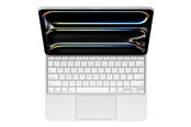 Tastatur - Apple Magic Keyboard for iPad Pro 13‑inch (M4) - US English - White - Tastatur & Foliosett - Amerikansk Engelsk - Hvit - MWR43LB/A