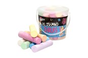 Utendørsleker - Creative Craft Group Jumbo Sidewalk Chalk in Bucket 15 pcs. - 610001