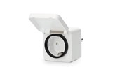 Smarthus - Nedis SmartLife Smart Plug Zigbee 3.0 IP44 Power meter 3680 W Type F (CEE 7/7) White - ZBPO130FWT