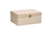 Barnerom - Playwood Wooden Box A5 Size with Flap Lid - SL047C