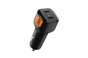 Mobil - Adaptere og ladere - Spigen ArcStation Car Charger PC2200 2-Port/USB-C PD3.0  PPS 45W/USB-C PD3.0 30W PPS 25W/Total 75W - ACP04581