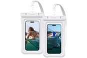 Mobil - Deksel og etui - Spigen Aqua Shield WaterProof Floating Case A610 2 Pack - white - ACS06017