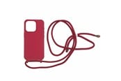 Mobil - Deksel og etui - Mobile Origin Lanyard Case - cherry - iPhone 15 Pro - LYC-S-CHR-15PRO