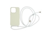 Mobil - Andre tilbehør - Mobile Origin Lanyard Case - light grey - iPhone 15 Pro - LYC-S-LGR-15PRO