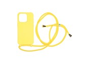 Mobil - Andre tilbehør - Mobile Origin Lanyard Case - yellow - iPhone 15 Pro - LYC-S-YLW-15PRO