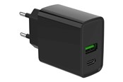 Mobil - Adaptere og ladere - Gembird power adapter - USB 24 pin USB-C - 20 Watt - TA-UC-PDQC20-01-BK