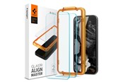 Mobil - Beskyttelsesglass - Spigen Glass tR AlignMaster 2 Pack - Google Pixel 8a - AGL07464