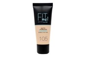 Sminke - Maybelline Fit Me Matte + Poreless Foundation - Natural Ivory 105 30 ml - 3600531324483