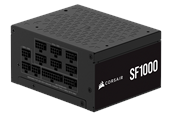 Strømforsyning (PSU) - Corsair SF Series SF1000 (2024) Strømforsyning (PSU) - 1000 Watt - 92 mm - ATX 3.1 - 80 Plus Platinum sertifisert *DEMO* - CP-9020257-EU