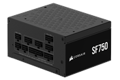 Strømforsyning (PSU) - Corsair SF Series SF750 (2024) Strømforsyning (PSU) - 750 Watt - 92 mm - ATX 3.1 - 80 Plus Platinum sertifisert - CP-9020284-EU