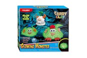 Kreative leker - Paulinda Glow in the Dark Play Sand Glowing Monsters 500gr - 140082