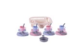 Rollelek - Cavallino Toys Cavallino Crockery with Dishwashing Rack Pink 30pcs. - 8487SF01