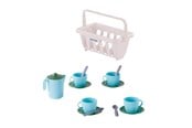 Rollelek - Cavallino Toys Cavallino Crockery in Basket Blue 15 pieces. - 8325SF01