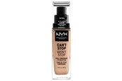 Sminke - NYX Professional Makeup  Can't Stop Won't Stop Foundation - Natural 30 ml - 0800897157234