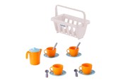 Rollelek - Cavallino Toys Cavallino Crockery in Basket Orange 15 pieces. - 8326SF01