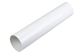 Ventilation - Duka Ventilation pipe Ø125 x 1000 mm white - 108787