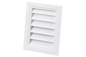 Ventilation - Duka Jalousie grid Type 63.1 100x150 mm white - 109055