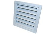 Ventilation - Duka Jalousie grille Type 63.3 150 x 150 mm grey - 109043