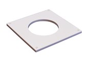 Ventilation - Duka Cover plate S7 195x195mm Ø100mm - 351065