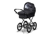 Barnevogner & Sportsvogner - Trille Fix Standard Pram - Black Alligator - 10-33SH