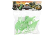 Figurer - World of Dinosaurs Glown in the Dark Dino 4pcs. - 37851A