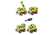 Leketøysbil - Toi-Toys Cars & Trucks Construction vehicles with screwdriver - 72398A