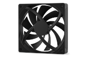 Kabinettvifte - NZXT F120Q V2 Quiet Airflow - Kabinettvifte - 120mm - Svart - 25 dBA - RF-Q12SF-B2