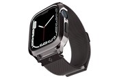 Smartklokke - Tilbehør - Spigen Metal Fit Pro - graphite - Apple Watch 9/8/7 45mm - ACS04585