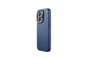 Mobil - Deksel og etui - Mujjo iPhone 15 Pro Leather Case - Monaco Blue - MUJJO-CL-039-BL